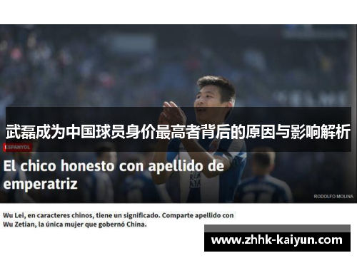 武磊成为中国球员身价最高者背后的原因与影响解析
