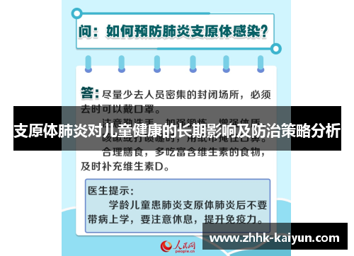 支原体肺炎对儿童健康的长期影响及防治策略分析